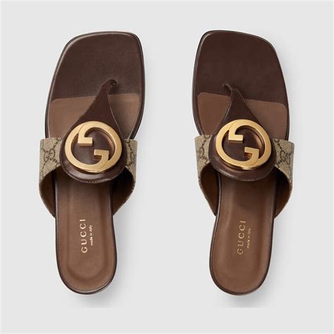 womens gucci flip flops|gucci blondie flip flop women.